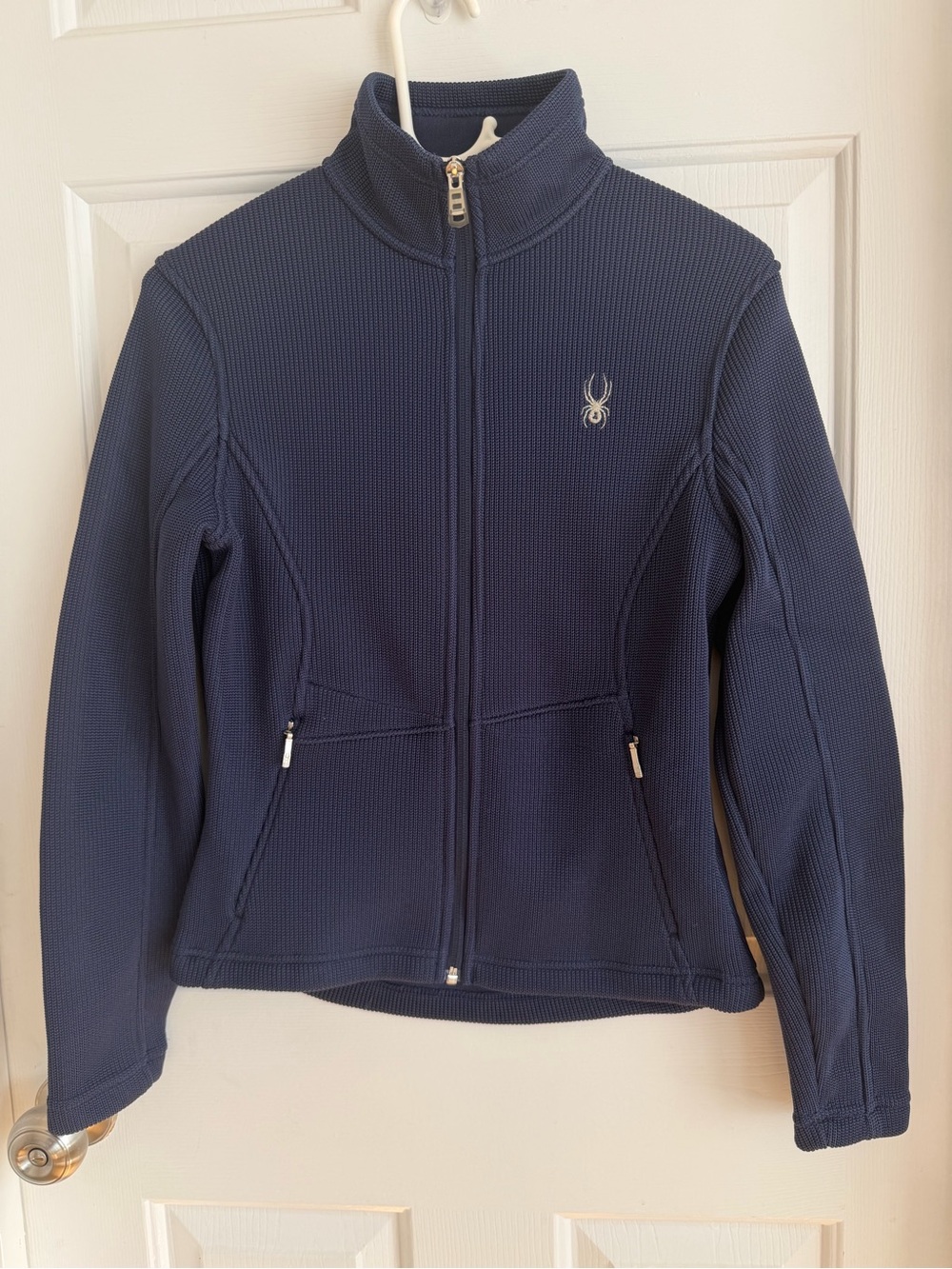 Spyder Navy Full-Zip Utility Jacket